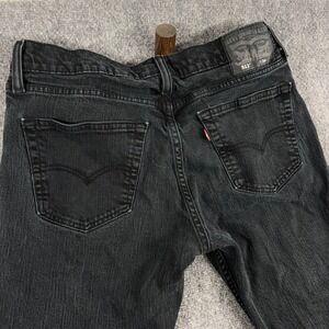 Levi's 511 Slim Fit Black Wash Jeans Mens Size 34x34